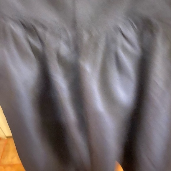 ALFRED SUNG NAVY BLUE HALTER STYLE DRESS MEASUREMENTS PROVIDED. - Picture 4 of 10